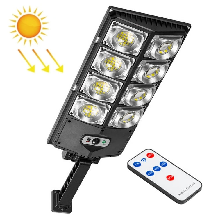 مصباح طريق LED قوي مزدوج الصف مع مستشعر للحديقة الشمسية E-SMARTER، النمط: W789A-4، W789B-4