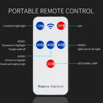 مصباح طريق LED قوي مزدوج الصف مع مستشعر للحديقة الشمسية E-SMARTER، النمط: W789A-4، W789B-4