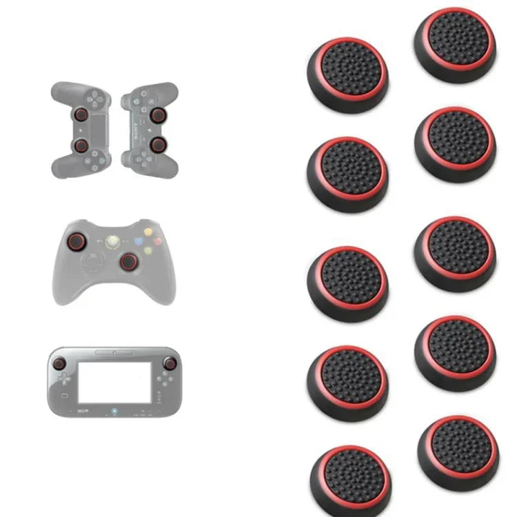 10 أغطية أزرار سيليكون مضيئة لعصا التحكم لأجهزة PS5/PS4/PS3/ONE/360/PRO/series X/S