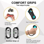 مجموعة ملحقات حركة استشعارية 12 في 1 لـ Nintendo Switch من JYS JYS-NS241، JYS 12 في 1