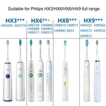رأس فرشاة أسنان لفيليبس HX6730 HX9352 HX8910 HX3226، الطراز: تنظيف بشعر متوسط، عناية باللثة، دفاع ضد البلاك، سطوع ماسي