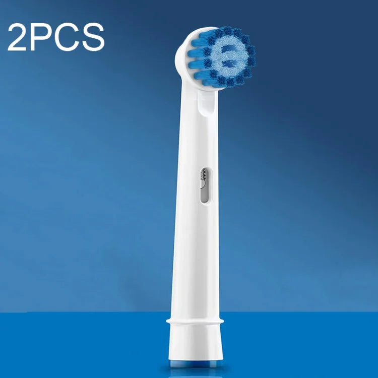 2 قطع رؤوس فرشاة بديلة لفرشاة أسنان كهربائية Oral-B، تنظيف يومي، تنظيف دقيق، تنظيف متعدد الزوايا، بياض محترف، تنظيف فلوريد الأسنان