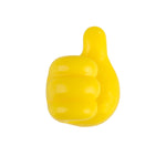 10 PCS Non-punching And Non-marking Adhesive Thumb Hook Cable Organizer, Blue, Yellow, White, Green, Pink, Orange