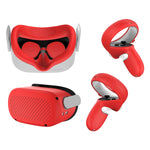 VR Glasses Lens Shell Handle Protective Case For Oculus Quest 2, White, Red, Green