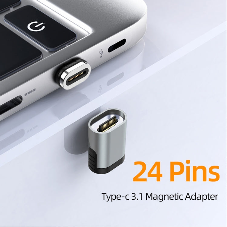 TZ28 محول مغناطيسي Type-C / USB-C لشحن سريع PD 100W 24Pin ونقل البيانات والفيديو