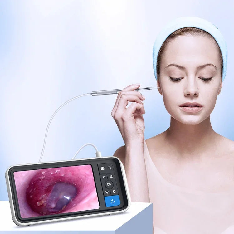 منظار أذن ذكي بشاشة عالية الدقة 4.5 بوصة TESLONG MS450 مع بطاقة ذاكرة 32 جيجابايت، MS450