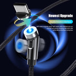 CC56 قابس غبار دوار مغناطيسي، طول الكابل: 1 متر، نمط: رأس أندرويد 1 متر، رأس Type-C / USB-C 1 متر، رأس 8Pin 1 متر، خط 1 متر + ثلاثة رؤوس، خط 1 متر، Micro USB 1 متر، Type-C / USB-C 1 متر، 1 متر + 8Pin + Type-C/USB-C + Micro USB