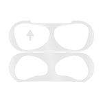 غطاء داخلي لسماعة الرأس مع ملصق واقي من الغبار لفيلم الحماية لسماعات Airpods 3، قطعتان، ألوان: أسود، ذهبي، فضي، ذهبي وردي، أحمر، أخضر، أزرق، بنفسجي