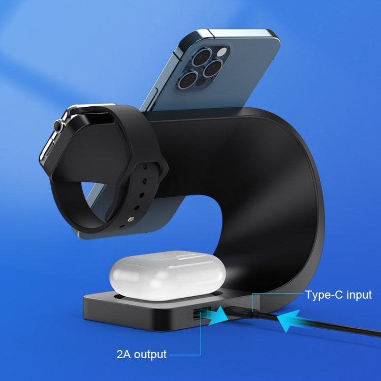 شاحن لاسلكي 4 في 1 LFX-178 للهواتف الذكية و iWatch و AirPods، LFX-178