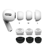 4 مجموعات من أغطية سيليكون لسماعات الأذن داخل الأذن لسماعات AirPods Pro / Pro 2