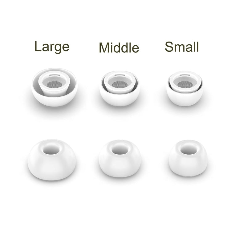 4 مجموعات من أغطية سيليكون لسماعات الأذن داخل الأذن لسماعات AirPods Pro / Pro 2