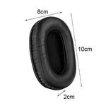 غطاء إسفنجي لسماعة الرأس قطعتان لسماعات SONY MDR-7506 / V6 / 900ST، خياطة رمادية، خياطة سوداء، خياطة بيضاء، خياطة بنية، شبكة سوداء، خياطة شبكة، شبكة سوداء بيضاء، شبكة سوداء زرقاء، شبكة سوداء خضراء، ثقوب سوداء، جلد حمل أسود، جلد حمل بني