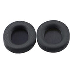 غطاء إسفنجي لسماعة الرأس قطعتان لسماعات SONY MDR-7506 / V6 / 900ST، خياطة رمادية، خياطة سوداء، خياطة بيضاء، خياطة بنية، شبكة سوداء، خياطة شبكة، شبكة سوداء بيضاء، شبكة سوداء زرقاء، شبكة سوداء خضراء، ثقوب سوداء، جلد حمل أسود، جلد حمل بني