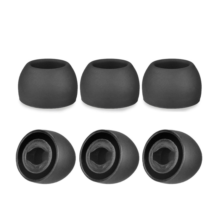 6 قطع سدادات أذن سيليكون لسماعات TWS Samsung Galaxy Buds Pro، أحجام كبيرة، متوسطة، صغيرة، ألوان: أسود، رمادي، بنفسجي