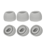 6 قطع سدادات أذن سيليكون لسماعات TWS Samsung Galaxy Buds Pro، أحجام كبيرة، متوسطة، صغيرة، ألوان: أسود، رمادي، بنفسجي