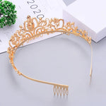 G2888 Crystal Diamond Wedding Party Braided Hair Crown Show Headband, Silver White, Silver, Gold, Rose Gold, AB Colorful, White+Pink, Pink, Blue, No Comb Rose Gold, No Comb Gold, Colorful Opal, Colorful, Purple Red Diamond, Light Purple, Light Green   ...