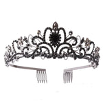 G2888 Crystal Diamond Wedding Party Braided Hair Crown Show Headband, Silver White, Silver, Gold, Rose Gold, AB Colorful, White+Pink, Pink, Blue, No Comb Rose Gold, No Comb Gold, Colorful Opal, Colorful, Purple Red Diamond, Light Purple, Light Green   ...