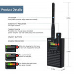كاشف إشارة G318 مضاد للتنصت والتصوير الخفي ومحدد موقع GPS