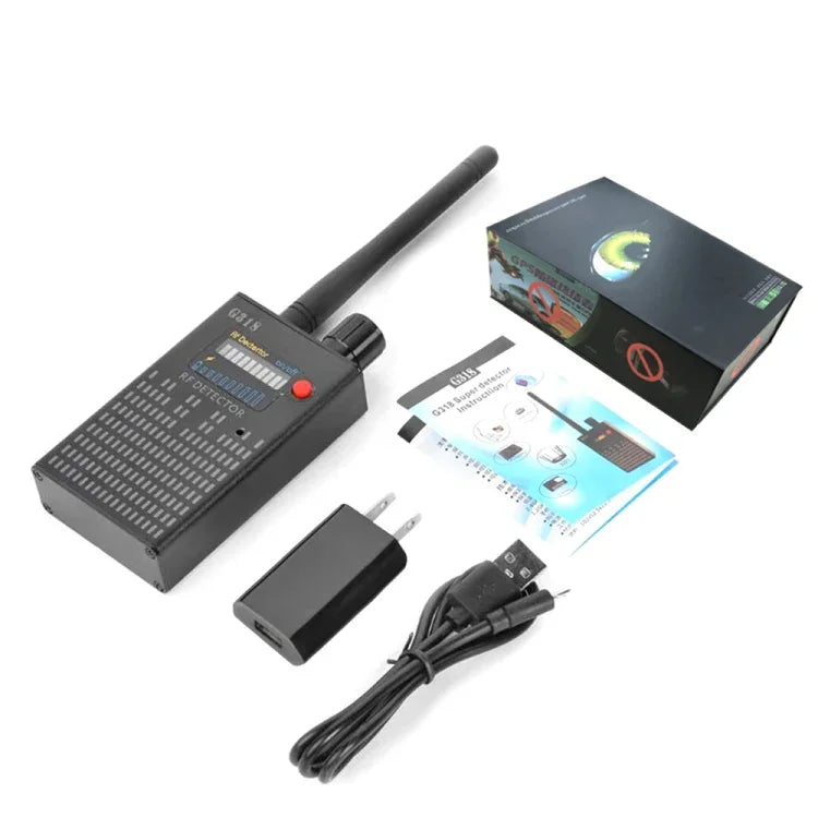 كاشف إشارة G318 مضاد للتنصت والتصوير الخفي ومحدد موقع GPS