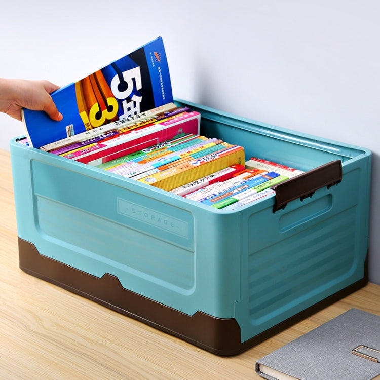 Foldable Book Box Plastic Storage Box, S Mint Blue, S Banana Yellow, S Sunset Orange, M Mint Blue, M Banana Yellow, M Sunset Orange, L Mint Blue, L Banana Yellow, L Sunset Orange
