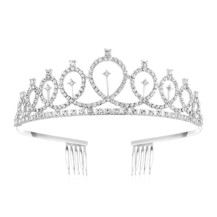 WM-02 Crystal Diamond Birthday Party Wedding Updo Crown, Color: Gold Queen Set1, Silver, Gold Queen, AB Silver Queen, Silver Queen, Rose Gold Queen, Golden Queen, Silver Girl, AB Gold Girl, Gold Girl, Rose Gold Girl, Rose Gold 21, Gold 21              ...