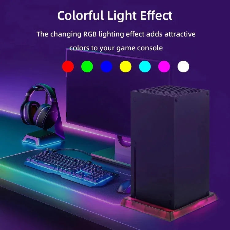 قاعدة تبريد سيمفوني لأجهزة ألعاب Microsoft Xbox Series X/S، قاعدة تبريد RGB