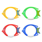 Diving Swimming Pool Toys Children Summer Water Toys, 4PCS Torpedo, 5PCS Diving Stick, 3PCS Octopus, 4PCS Hard Ring, 4PCS Soft Ring, 3PCS Small Seaweed, 3PCS Big Seaweed, 8PCS Small Stones (large), 8PCS Big Stones (small), 4PCS Sea Horses, 4PCS Sharks ...