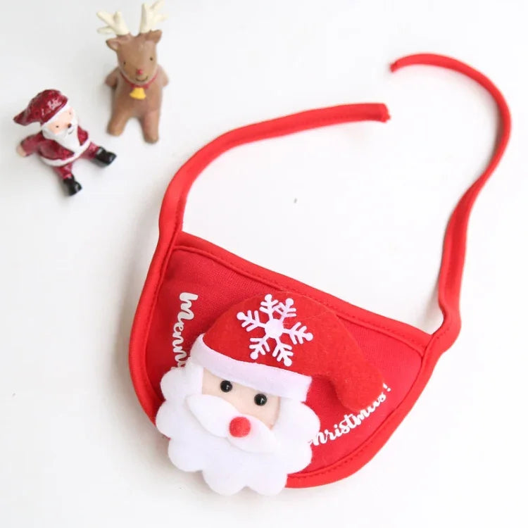 ペット用クリスマス帽子 よだれ祭り用衣装用品、ビブ 赤、緑帽子S、緑帽子L、白帽子S、赤帽子S、赤帽子L