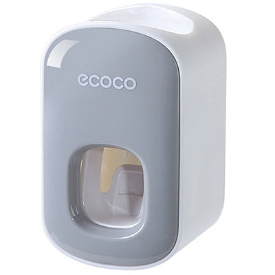 جهاز عصر معجون أسنان أوتوماتيكي للأطفال والكبار بموقعين من ECOCO E1922، E1922 أسود، E1922 رمادي
