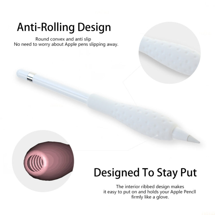 غطاء سيليكون لقلم ستايلس لجهاز لوحي الجيل 1/2 لـ Apple Pencil