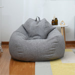 Lazy Sofa Bean Bag Chair Fabric Cover, Large