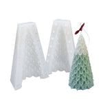 Christmas DIY Scented Candle Silicone Mold, White