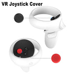 قناع عين سيليكون VR + غطاء حماية العدسة + قبعة عصا التحكم، لجهاز Meta Quest 2، قناع عين + غطاء حماية العدسة + قبعة عصا التحكم (وردي)، قناع عين + غطاء حماية العدسة + قبعة عصا التحكم (أسود)، قناع عين + غطاء حماية العدسة + قبعة عصا التحكم (أبيض)