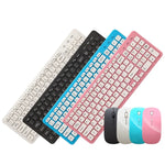MLD-568 Office Gaming Mute Wireless Mouse Keyboard Set, MLD-568 Black, MLD-568 White, MLD-568 Blue, MLD-568 Pink