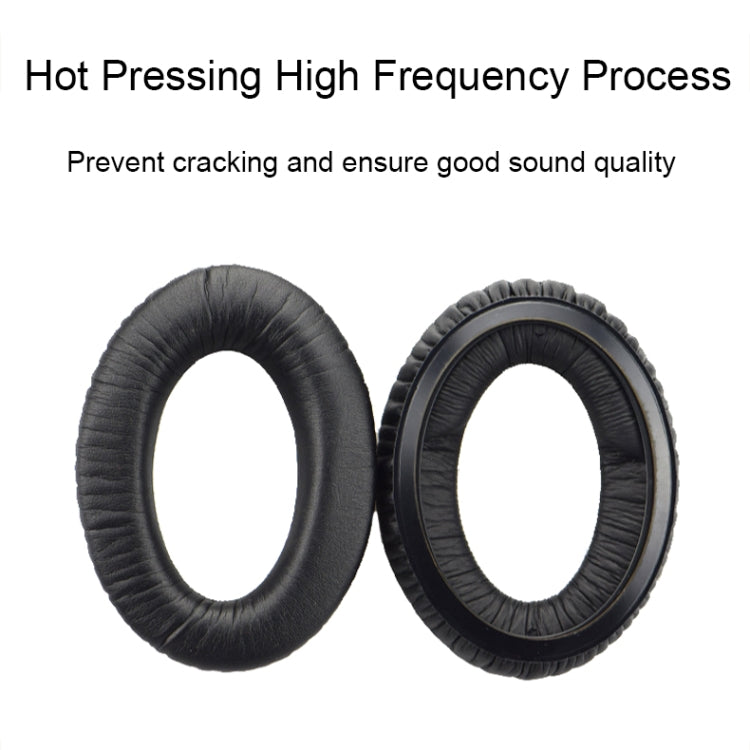 غطاء إسفنجي لسماعات الرأس 2 قطعة لـ Sennheiser PXC450/PXC350/PC350، المواصفات: بروتين، مخمل أسود، مخمل بني، جلد معتم، جلد مجعد