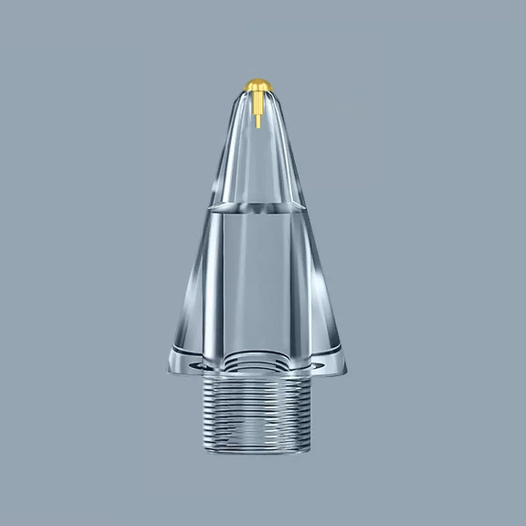 رأس قلم بديل شفاف لقلم ستايلس لـ Apple Pencil 1/2، الأنماط: إبرة ذهبية 5.0، إبرة ذهبية 6.0، إبرة ذهبية 7.0، إبرة فضية 5.0، إبرة فضية 6.0، إبرة فضية 7.0