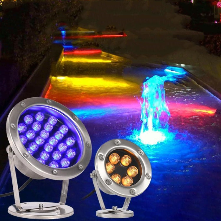 مصباح LED تحت الماء لحوض السباحة وبركة الأسماك والنافورة، مقاوم للماء، 3 واط، 6 واط، 9 واط، 12 واط، 18 واط، 24 واط