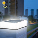 مصباح عمود شمسي خارجي TS-S5306 مقاوم للماء IP68 لإضاءة الحديقة، النمط: مفتاح ثلاثي الألوان، تدرج RGB + تثبيت اللون