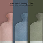 Large Explosion-proof Water-injected PVC Warm Water Bag, Spec:, 1000ml (Leather Pink), 1000ml (Orange), 1000ml (Light Gray), 1000ml (Dark Gray), 1000ml (Navy Blue), 1000ml (Sky Blue), 2000ml (Leather Pink), 2000ml (Orange), 2000ml (Light Gray)