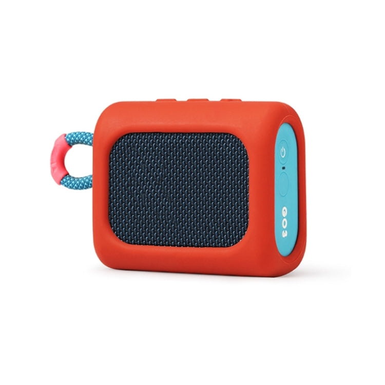 غطاء سيليكون مقاوم للغبار لسماعة JBL GO3، غطاء مضاد للسقوط، أسود، أحمر، رمادي، أزرق