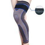 Nylon Knitted Riding Sports Extended Knee Pads, XL, XXL