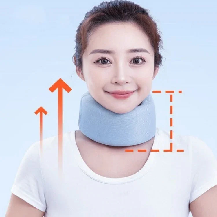 دعامة عنق لتخفيف آلام الرقبة مع حلقة تثبيت العمود الفقري العنقي