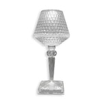 Bedside Crystal Table Lamp LED Wine Glass Night Light, Specification:, 3 Color Model USB, Remote Control RGB16 Colors, 3 Color Plug-in Model