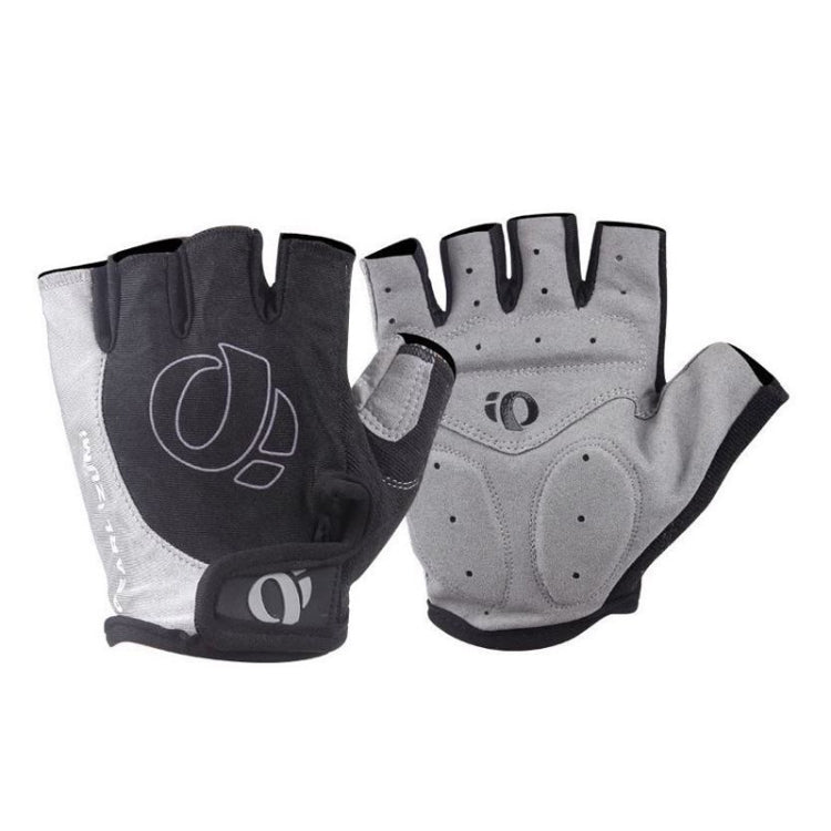 YIZIMI Anti-shock Half-finger Gloves Cycling Silicone Short Finger Gloves, S, M, L, XL