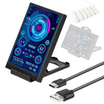 شاشة كمبيوتر مقاس 3.5 بوصة IPS عرض كامل، هيكل USB، شاشة نائب، المجموعة 1 (أسود)، المجموعة 1 (أبيض)، المجموعة 2 (أسود)، المجموعة 2 (أبيض)، المجموعة 3 (أسود)، المجموعة 3 (أبيض)