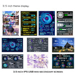 شاشة كمبيوتر مقاس 3.5 بوصة IPS عرض كامل، هيكل USB، شاشة نائب، المجموعة 1 (أسود)، المجموعة 1 (أبيض)، المجموعة 2 (أسود)، المجموعة 2 (أبيض)، المجموعة 3 (أسود)، المجموعة 3 (أبيض)