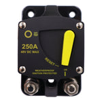 CB6 Car RV Yacht Audio Restore Insurance Holder Switch, 50A, 60A, 80A, 100A, 150A, 200A, 250A, 300A