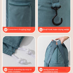 Foldable Foot Bath Bucket Knee Foot Tub Portable Bath Bag For Travel Camping