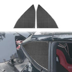 For Chevrolet Corvette C8 2pcs /Set Rear Triangle Window Decoration Sticker