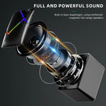 مكبر صوت ستيريو سلكي للكمبيوتر متعدد الوظائف، طول الكابل: 1.2م، Dark Alien S-510، Dark Alien S-511